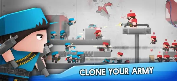 Pasukan klon: game pertempuran MOD