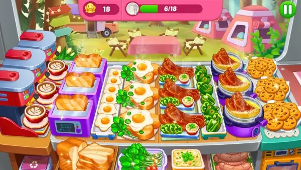 Crazy Cooking Diner: makanan MOD