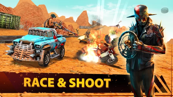 Dead Paradise Car Race Shooter MOD