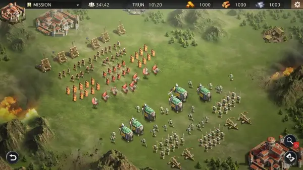 Grand War: Game strategi Roma MOD